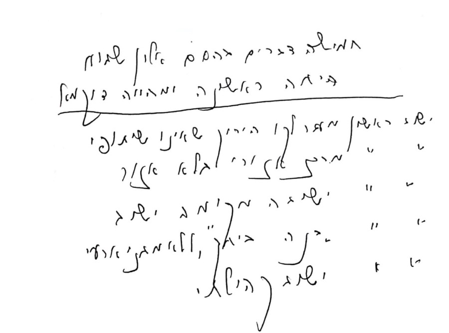 הצד השני של עמוד הברכה: 5 דברים שבהם אלו"ש ראשונה.