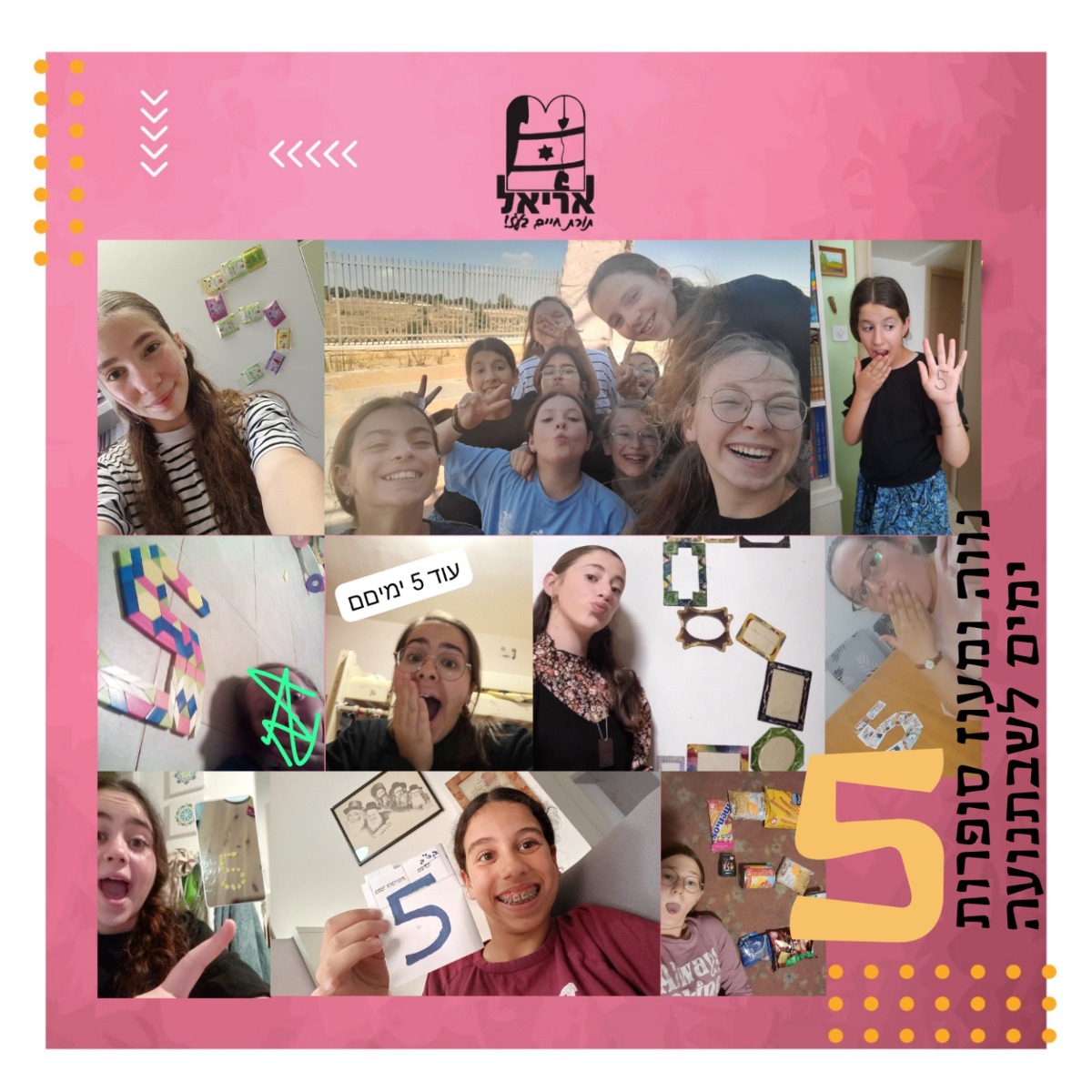 שבת תנועה - אריאל בנות