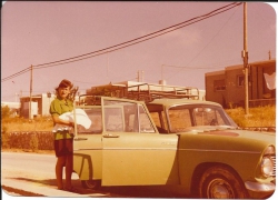 מיכל שחור +עדי ליד בית שמיר, השיירות 18 1975