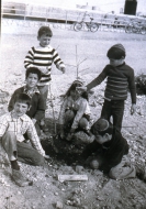 נוטעים בבית הספר האזורי - תלמידי מחזור ה' (ילידי 1969)